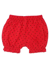 Stylish Cotton Blend Red Printed Hot Pant For Kids- Combo Of 1-thumb2