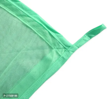 Sleeker A2Z Polycotton - Foldable Mosquito Net,Insect Protection Repellent, Perfect for Indoors and Outdoors (7 X 6 Ft, Light Green)-thumb2