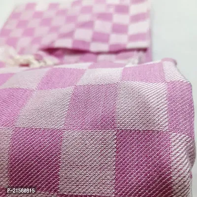 Sleeker All Season Organic Cotton Silky Soft Bhagalpuri 3D Dull Cotton AC Chadar/Comforter/Duvet for Sleeping and Wearable Easy to Carry?(Pack of 1)? (Pink)-thumb4