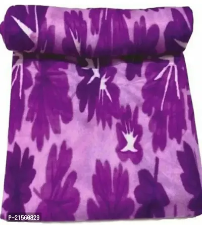 Double Bed Duve Cover with Beautiful Mapple Leaves Design Zipper and Soft and Comfortable Fabric (Purple)-thumb2