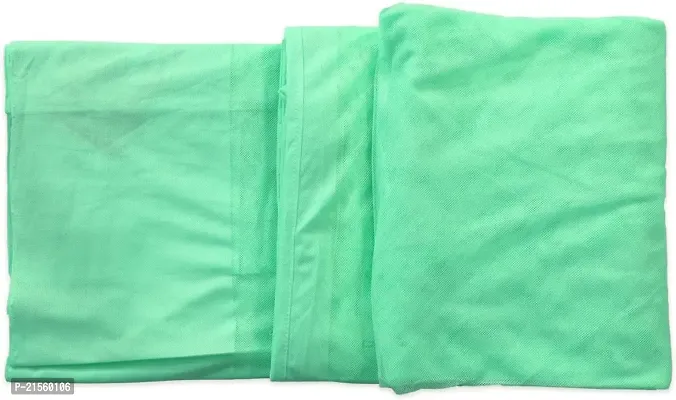 Sleeker A2Z Polycotton - Foldable Mosquito Net,Insect Protection Repellent, Perfect for Indoors and Outdoors (7 X 6 Ft, Light Green)-thumb3