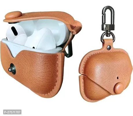 Stylish Leather Press Stud Headphone Case cover
