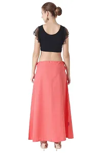 G9 Param Sundari Women's Cotton Saree Petticoats | Indian Petticoats | Inskirt for Girls (Peach, 34)-thumb1