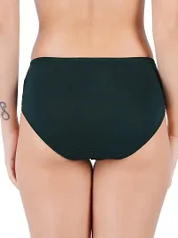 RAMRAJ target Women Hipster Panty Cotton Bikini | Panties Teekay Plain Full Coverage Pack of 3 Multicolor-thumb1