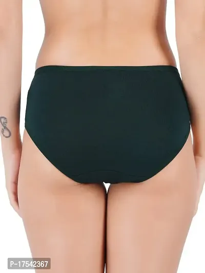 RAMRAJ target Women Hipster Panty Cotton Bikini | Panties Teekay Plain Full Coverage Pack of 3 Multicolor-thumb2