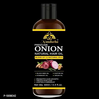 Nandurba Black Seed Onion hair oil(60ml)(Pack of 1)-thumb0