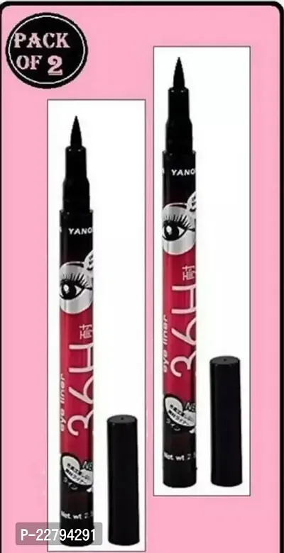 36H Black Eyeliner Pack Of 2Pcs