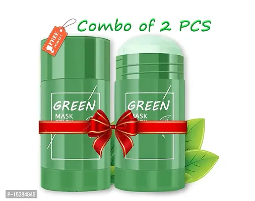 Combo of 2PCS Green Mask Stick ( 40+40Gm ) For Oily SKIN