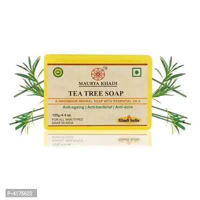 Maurya Khadi Tea Tree Soap With Anti Acne Pack Of 8-thumb2