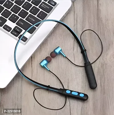 Modern Wireless Bluetooth In-Ear Neck Band with Mic-thumb0