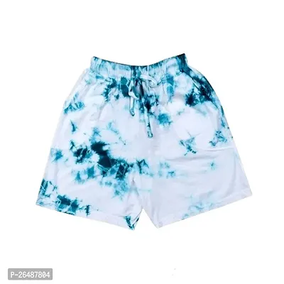 Elite Multicoloured Cotton Tie And Dye Shorts For Women Combo Of 2-thumb3