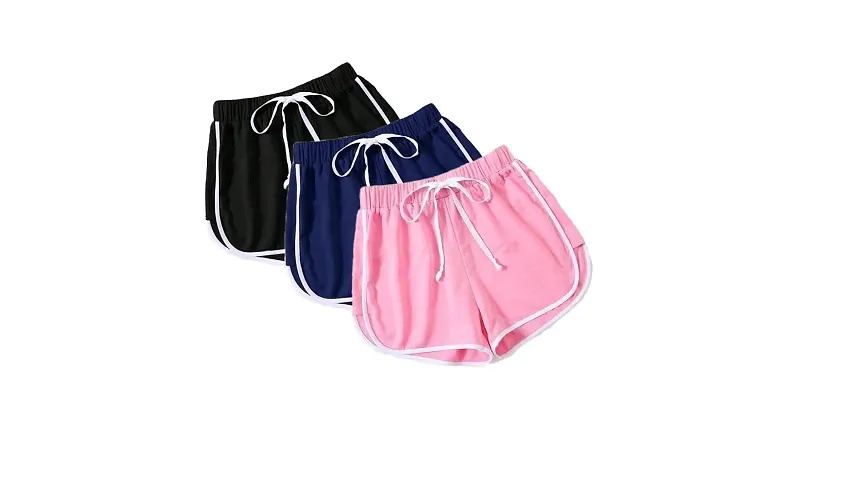 shorts combo of 3 for Women