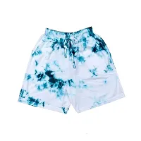 Elite Multicoloured Cotton Tie And Dye Shorts For Women Combo Of 2-thumb1