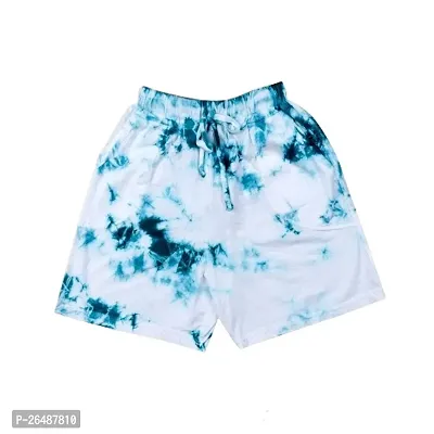 Elite Multicoloured Cotton Tie And Dye Shorts For Women Combo Of 2-thumb2