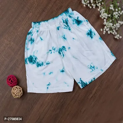 Elegant Multicoloured Cotton Tie And Dye Regular Shorts For Women Pack Of 2-thumb3