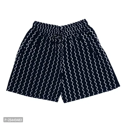 Stylish Printed Cotton Shorts Combo 4 for Women-thumb2