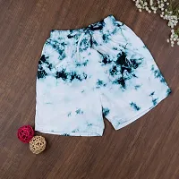 Elegant Multicoloured Cotton Tie And Dye Regular Shorts For Women Pack Of 2-thumb3