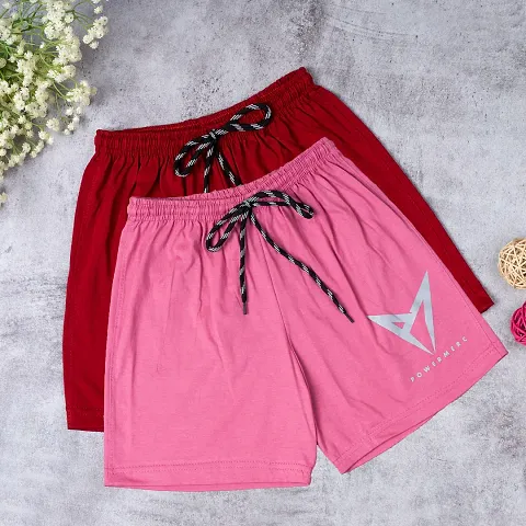 Trendy Short Combos Of 2 For Women And Girls