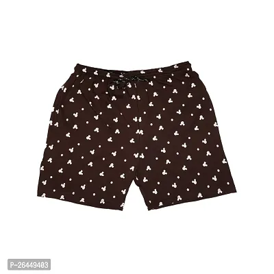 Stylish Printed Cotton Shorts Combo 4 for Women-thumb2