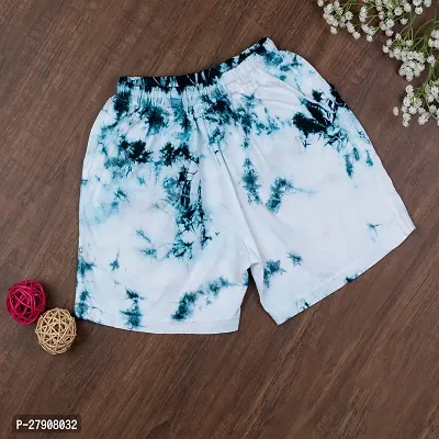 Elegant Multicoloured Cotton Tie And Dye Regular Shorts For Women Pack Of 2-thumb5