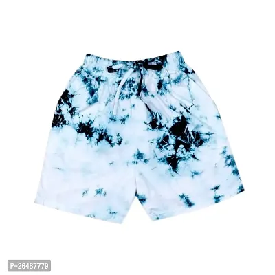 Elite Multicoloured Cotton Tie And Dye Shorts For Women Combo Of 2-thumb3