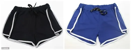 Awesome Combos for Women Cotton Solid Shorts-thumb0