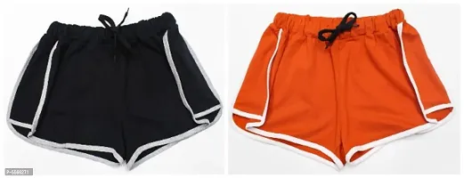 Awesome Combos for Women Cotton Solid Shorts