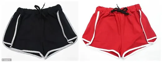 Awesome Combos for Women Cotton Solid Shorts