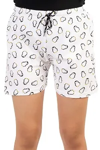 Trendy Cotton Printed Shorts for Women-thumb1