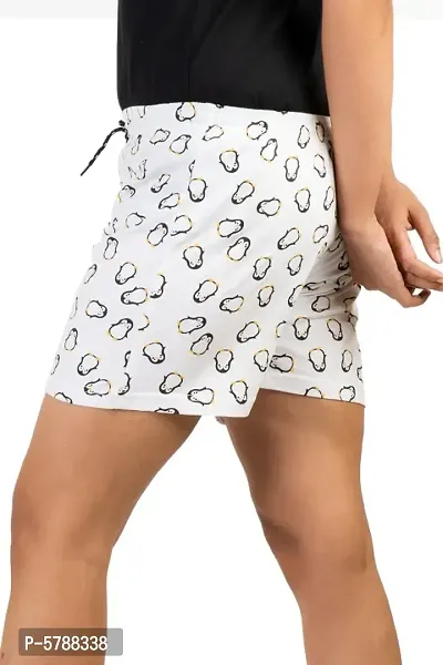 Stylish Cotton Printed Shorts For Women-thumb5
