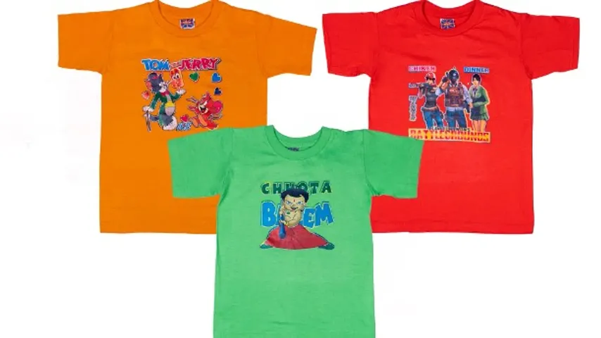 Combo of 3 Tees for Boys Girls at best rates