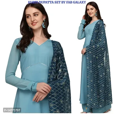 Trendy Women Anarkali Kurta Dupatta Set-thumb0