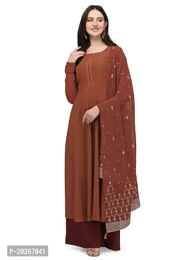 Classic Crepe Kurtis for Women with Dupatta