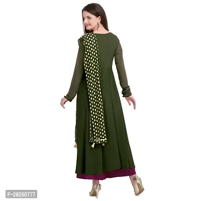 Classic Crepe Kurtis for Women with Dupatta-thumb5