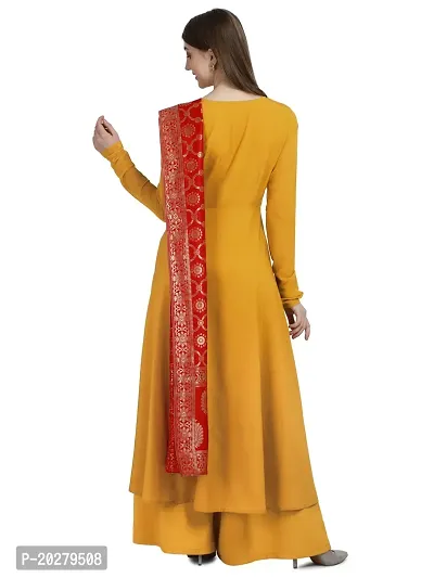 Classic Crepe Kurtis for Women with Dupatta-thumb5