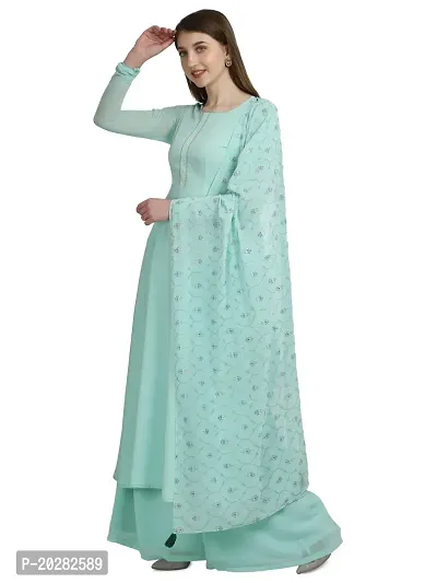 Classic Crepe Kurtis for Women with Dupatta-thumb3