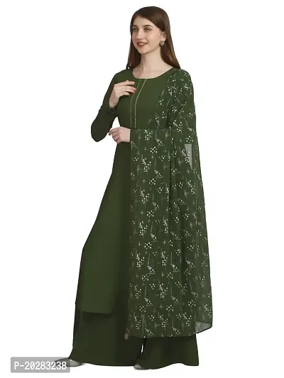 Classic Crepe Kurtis for Women with Dupatta-thumb3