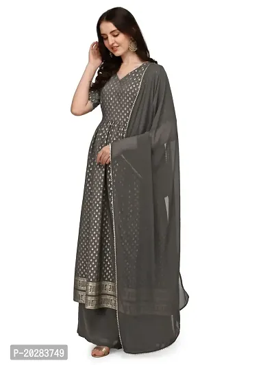 Classic Crepe Kurtis for Women with Dupatta-thumb5