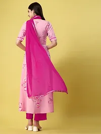 Classic Crepe Kurtis for Women with Dupatta-thumb1