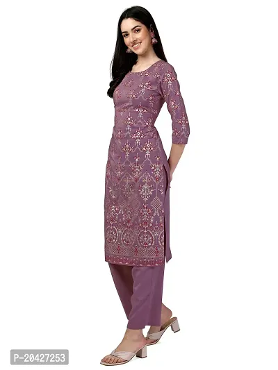 Crepe Kurta Bottom Set-thumb2