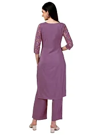 Crepe Kurta Bottom Set-thumb2