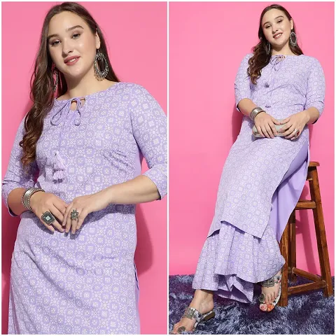 Women Blend Kurta Sahara Set