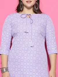 Women Cotton Blend Kurta Plazzo Set-thumb4