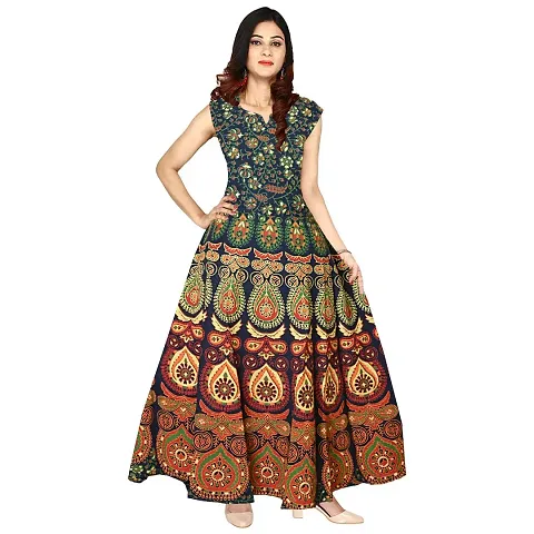 ALKA EMPORIUM Women's Anarkali Maxi Dress