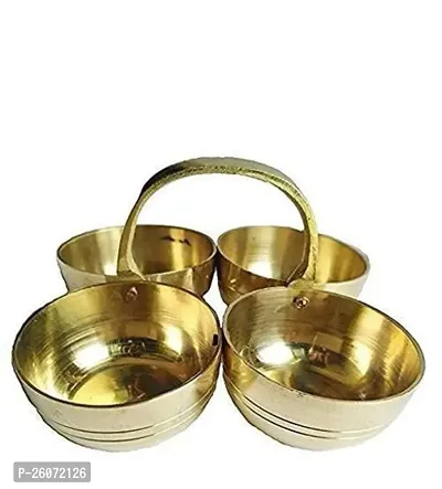 Pooja Ecommerce, Heavy Duty Brass Panchpal-thumb0