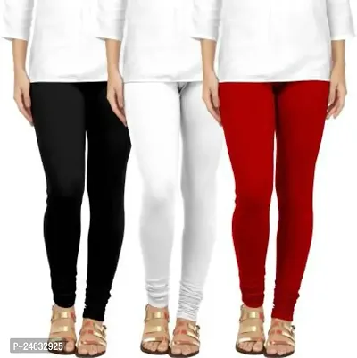 Stylish Women Cotton Blend Leggings Pack of 3-thumb0