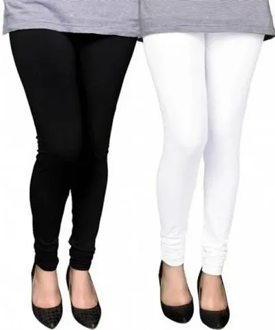 Stylish Women Blend Leggings Pack of 2