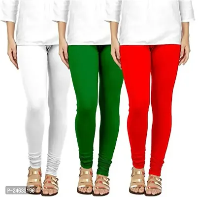 Stylish Women Cotton Blend Leggings Pack of 3-thumb0