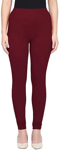 ZORKH Ultra Soft Cotton Churidar Solid Regular and Plus 35 Colours Leggings for Womens and Girls- Sizes :- M, L, XL, 2XL, 3XL, 4XL, 5XL, 6XL