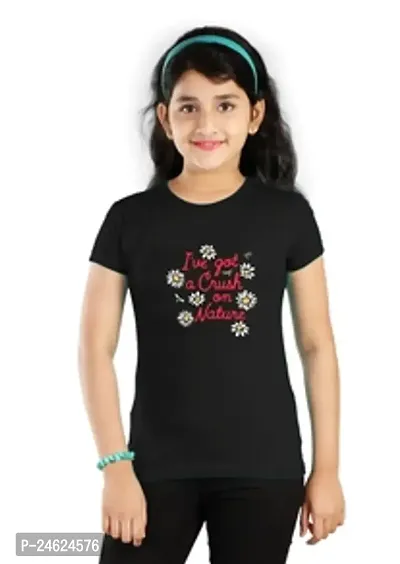 Fancy Cotton Blend Tees For Baby Girls-thumb0